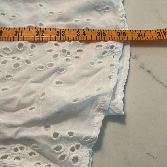 White Flowy Eyelet Dress with Slip by Velvet Graham & Spencer - Picture 10 of 10